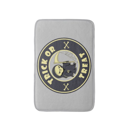 Tapis De Bain Trick ou traiter Halloween griffeur caractère (Devant (Vertical))