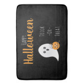 Tapis De Bain Trick Ou Traiter Happy Halloween Ghost Éffrayant (devant Vertical)