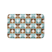 Tapis De Bain Trimestre rétro bleu Brown (Devant)