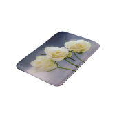 Tapis De Bain Trio de roses blanches (Angle)