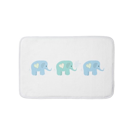Tapis De Bain Trio d'Éléphants (Devant)