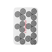 Tapis De Bain Triple Black Spiral Thunder_Cove (Devant (Vertical))