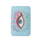 Tapis De Bain Trippy Oye Psychedelic Art (Devant (Vertical))