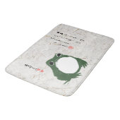 Tapis De Bain Triste grenouille japonaise crapaud du XIXe siècle (Angle)
