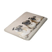 Tapis De Bain Trois Carlins De Ligne (Angle)