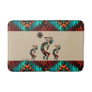 Tapis De Bain Trois Kokopelli Sud-Ouest