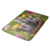 Tapis De Bain Trois Mètres Dans Des Pots À Fleurs, (Angle)