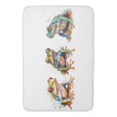 Tapis De Bain Trois petites grenouilles (devant Vertical)