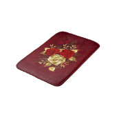 Tapis De Bain Trois Roses de bijoux (Angle)