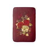 Tapis De Bain Trois Roses de bijoux (Devant (Vertical))