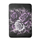 Tapis De Bain Trois Roses pourpres (Devant (Vertical))