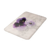 Tapis De Bain Trois volets violets (Angle)