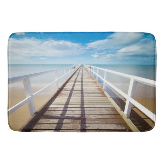 Tapis De Bain Tropical Beach Pier (Devant)