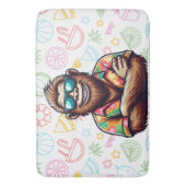 Tapis De Bain Tropical/beach yeti/bigfoot (devant Vertical)