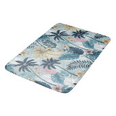 Tapis De Bain Tropical Palm Trees Monstera Beach (Angle)