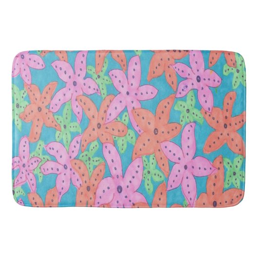 Tapis De Bain Tropical Starfish Bath Mat (Devant)
