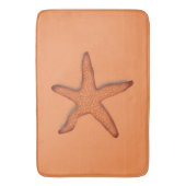 Tapis De Bain Tropical Starfish Orange (devant Vertical)