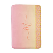 Tapis De Bain Tropical Sunset Ombre Seashell Shell élégant (Devant (Vertical))