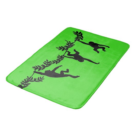 Tapis De Bain Troupe de singe (Angle)