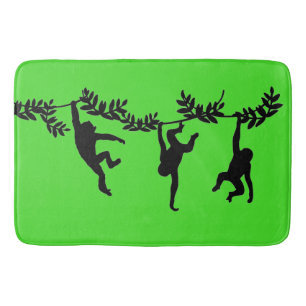 Tapis De Bain Troupe de singe