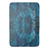 Tapis De Bain Trucs de peinture à Parties scintillant Turquoise (devant Vertical)