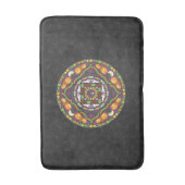 Tapis De Bain Trucs et traitements Mandala Bath Mat (Devant (Vertical))