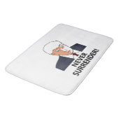 Tapis De Bain Trump n'abandonne jamais les coups de bâton (Angle)