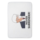 Tapis De Bain Trump n'abandonne jamais les coups de bâton (devant Vertical)