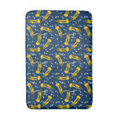 Tapis De Bain Trumpet Music Notes Motif (Devant (Vertical))