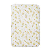 Tapis De Bain Trumpet Player Jazz Musicien (Devant (Vertical))