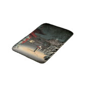 Tapis De Bain Tsuchiya Koitsu - Neige au temple de Nezu (Angle)