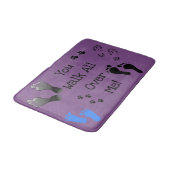 Tapis De Bain "Tu me marches dessus" (Angle)