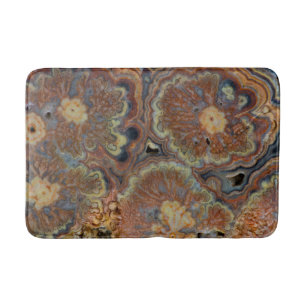 Tapis De Bain Tube à fleurs Onyx