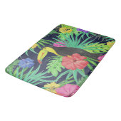 Tapis De Bain Tucan tropical et forêt tropicale Feuille (Angle)