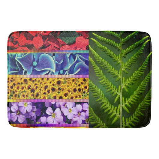 Tapis De Bain tuiles de flore (Devant)