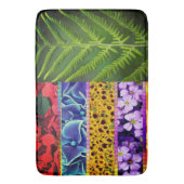 Tapis De Bain tuiles de flore (devant Vertical)