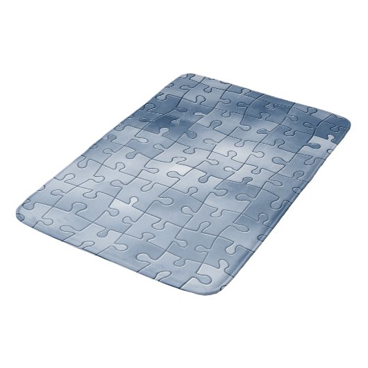 Tapis De Bain Tuiles de puzzle (Angle)