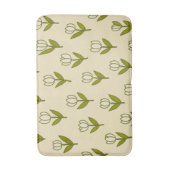 Tapis de bain Tulipes Blanches (Devant (Vertical))
