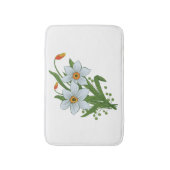 Tapis De Bain Tulipes et fleurs de jonquilles (Devant (Vertical))