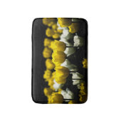 Tapis De Bain Tulipes Jaune Et Blanc (Devant (Vertical))
