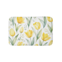 Tulipes jaunes Peinture florale aquarelle Botaniqu
