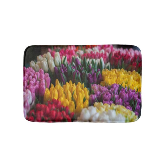 Tapis De Bain Tulipes multicolores (Devant)