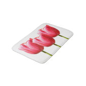 Tapis De Bain Tulipes roses de trio (Angle)