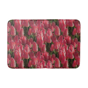 Tapis De Bain Tulipes roses florales