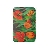 Tapis De Bain Tulipes rouges (Devant (Vertical))