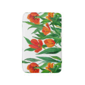 Tapis De Bain Tulipes rouges (Devant (Vertical))