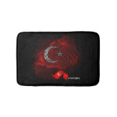 Tapis De Bain Turkey flag (Devant)