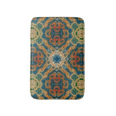 Tapis De Bain Turquoise Bleu Orangé jaune Vert Hip Orient Bali A (Devant (Vertical))