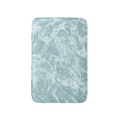Tapis De Bain Turquoise clair pastel abstrait (Devant (Vertical))