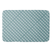 Tapis De Bain Turquoise coupé (Devant)